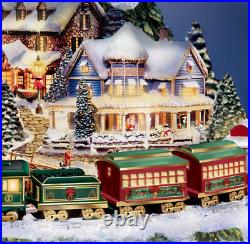 Animated Tabletop Christmas Tree with Train Festive Holiday Decor, Lighted Animated Tabletop Christmas Tree with Train Festive Holiday Decor, Lighted