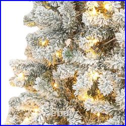 Arbol De Navidad 9 Pies Grande Con Nieve y 900 Luces Integrada En Oferta 2025