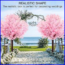 Artificial Cherry Blossom Tree 5 Ft with LED Light, Handmade Pink Cherry Decor Artificial Cherry Blossom Tree 5 Ft with LED Light, Handmade Pink Cherry Decor