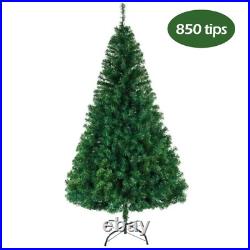 Artificial Christmas Tree With Stand Bushy Xmas & Home Traditional Deco 6/7FT