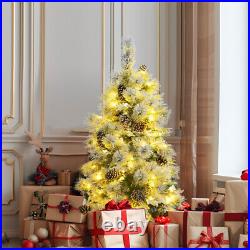 Artificial Christmas Tree with LED Lights / Snow Flocked / Pre Lit Fiber Optic Artificial Christmas Tree with LED Lights / Snow Flocked / Pre Lit Fiber Optic