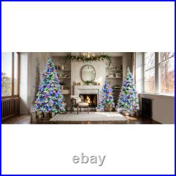 Artificial Christmas Tree with LED Lights / Snow Flocked / Pre Lit Fiber Optic Artificial Christmas Tree with LED Lights / Snow Flocked / Pre Lit Fiber Optic