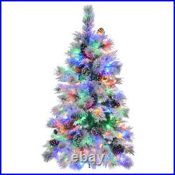 Artificial Christmas Tree with LED Lights / Snow Flocked / Pre Lit Fiber Optic Artificial Christmas Tree with LED Lights / Snow Flocked / Pre Lit Fiber Optic