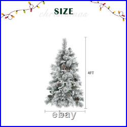 Artificial Christmas Tree with LED Lights / Snow Flocked / Pre Lit Fiber Optic Artificial Christmas Tree with LED Lights / Snow Flocked / Pre Lit Fiber Optic