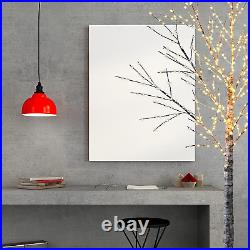 Artificial Lighted Tree 6FT Birch Tree with 600 Micro-Led Lights for Indoor Outd