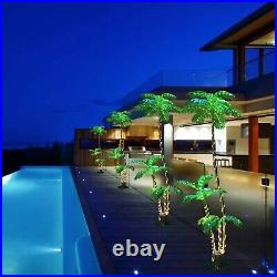 Artificial Palm Tree Christmas Tree 7Ft 3Trunks 260LED Lighted Simulation Tro Artificial Palm Tree Christmas Tree 7Ft 3Trunks 260LED Lighted Simulation Tro