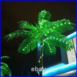 Artificial Palm Tree Christmas Tree 7Ft 3Trunks 260LED Lighted Simulation Tro Artificial Palm Tree Christmas Tree 7Ft 3Trunks 260LED Lighted Simulation Tro