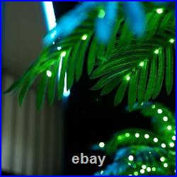 Artificial Palm Tree Christmas Tree 7Ft 3Trunks 260LED Lighted Simulation Tro Artificial Palm Tree Christmas Tree 7Ft 3Trunks 260LED Lighted Simulation Tro