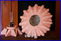 Atlantic Mold Volcano Lava Ceramic Christmas Tree Pink & Gold with Clear Lights Atlantic Mold Volcano Lava Ceramic Christmas Tree Pink & Gold with Clear Lights
