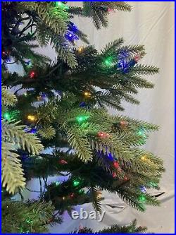 BALSAM HILL 7ft Silverado Slim Christmas Tree PRELIT withLED Color & Clear Lights