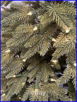 BALSAM HILL Stratford Spruce 6.5ft PRELIT Christmas Tree CLEAR Lights NEW Open