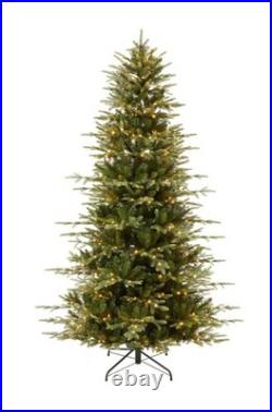 BCP 9ft Pre-Lit Artificial Aspen Noble Fir Christmas Tree W LED Lights & Quick C