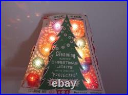 BRADFORD Christmas Tree Lights RARE Color Glow Celestial Gleaming set ch222
