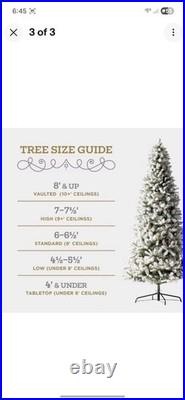 Balsam Fir LED Pre-Lit Christmas Tree WONDERSHOP NEW UNOPENED