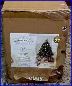 Balsam Fir Lighted Christmas Tree 5.5' Tall NEW Wondershop Brand