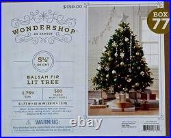Balsam Fir Lighted Christmas Tree 5.5' Tall NEW Wondershop Brand