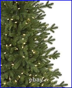 Balsam Hill 7.5 Red Spruce Slim Christmas Tree with Candlelight LED Lights