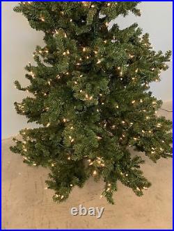Balsam Hill Adirondack Spruce 6 Foot Christmas Tree with Clear Lights Open Great