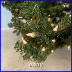 Balsam Hill Adirondack Spruce 6 Foot Christmas Tree with Clear Lights Open Great