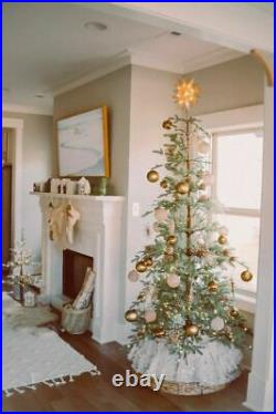 Balsam Hill Alpine Balsam Fir Tree 4.5ft Clear LED Fairy Lights Christmas Decor