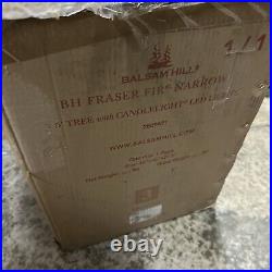 Balsam Hill Fraser Fir Narrow Christmas Tree 7.5 ft Candlelight LED Open $899 Balsam Hill Fraser Fir Narrow Christmas Tree 7.5 ft Candlelight LED Open $899