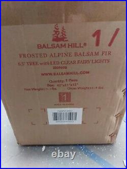 Balsam Hill -Frosted Alpine Balsam Fir Tree 6.5 Clear Led - Fairy Lights