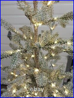 Balsam Hill Frosted Alpine Balsam Fir Tree 6.5 Clear Led Fairy Lights NewithOpen