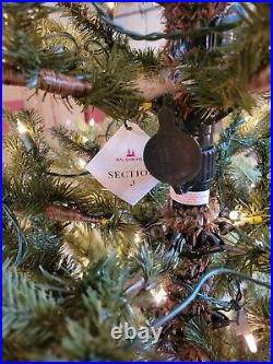 Balsam Hill artificial christmas tree calistoga fir 6.5 foot clear lights