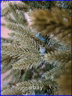 Balsam Hill artificial christmas tree calistoga fir 6.5 foot clear lights