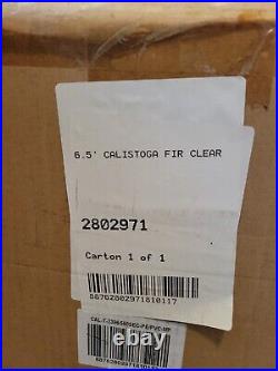 Balsam Hill artificial christmas tree calistoga fir 6.5 foot clear lights