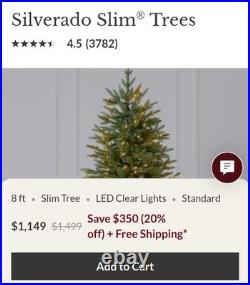 Balsim Hill Christmas Tree Slim 8ft