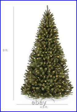 Best Choice Products 9ft Pre-Lit Spruce Artificial Christmas Tree Easy Set Up