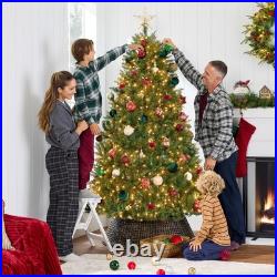 Best Choice Products Douglas Fir Christmas Tree 4.5ft Pre-lit Warm White Lights