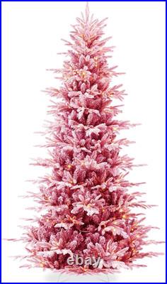 Best Choice Products Lighted Aspen Christmas Tree, 4.5Ft Flocked Artifical Noble