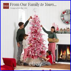 Best Choice Products Lighted Aspen Christmas Tree, 4.5Ft Flocked Artifical Noble