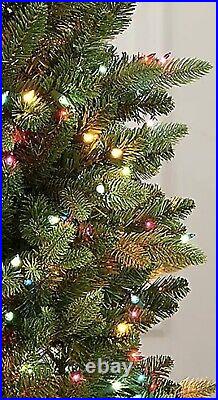 Bethlehem Lights 5' Overlit Slim Spruce Green Tree Multicolor Lighted