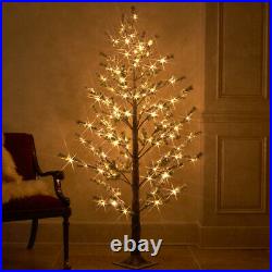 Birchlitland Lighted Christmas Pine Tree 126 Lights 6FT for Home Decor