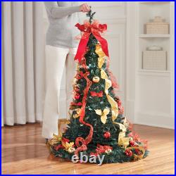 Brylanehome Christmas Fully Decorated Pre-Lit Pop-Up Christmas Tree