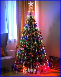 Christmas Cone Tree Light, 7.5Ft 295 LED Light Show Christmas Tree with 8 Modes Christmas Cone Tree Light, 7.5Ft 295 LED Light Show Christmas Tree with 8 Modes