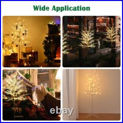 Christmas Lighted Birch Tree Twig Cypress Tree LED Outdoor Indoor Home Party
