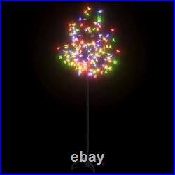 Christmas Tree 120 LEDs Colorful Light Cherry Blossom 5 ft