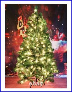Christmas Tree 5 Feet 200 pre-lit Clear Lights Artificial Green Tree Christmas Tree 5 Feet 200 pre-lit Clear Lights Artificial Green Tree