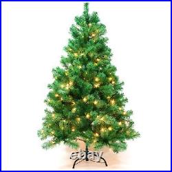 Christmas Tree 5 Feet 200 pre-lit Clear Lights Artificial Green Tree Christmas Tree 5 Feet 200 pre-lit Clear Lights Artificial Green Tree