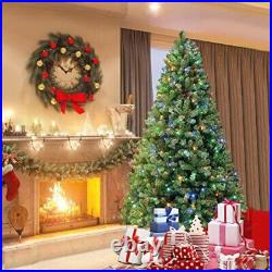 Christmas Tree 6 Ft Premium Artificial With 330 Warm White Multi-Color Lights