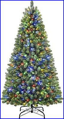 Christmas Tree 6 Ft Premium Artificial With 330 Warm White Multi-Color Lights