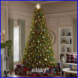 Christmas Tree Artificial Dunhill Fir With 1200 Clear Lights 10FT Tall 2050 Tips