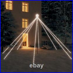 Christmas Tree Lights Indoor Outdoor 800 LEDs Cold White 16 ft