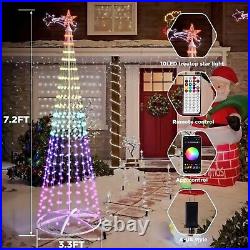 Christmas Tree with Lights, 7.2 FT 352 LED Smart Color Change, Bluetooth App Christmas Tree with Lights, 7.2 FT 352 LED Smart Color Change, Bluetooth App