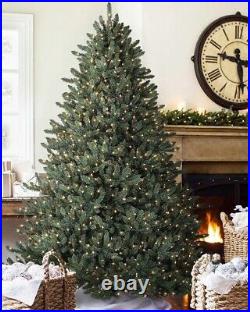 Classic Blue Spruce 6.5 Ft Clear Light Artificial Christmas Tree NEW