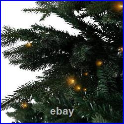 Classic Christmas Tree P. 6.5ft Rustic Christmas Tree with Lights. Realistic Classic Christmas Tree P. 6.5ft Rustic Christmas Tree with Lights. Realistic